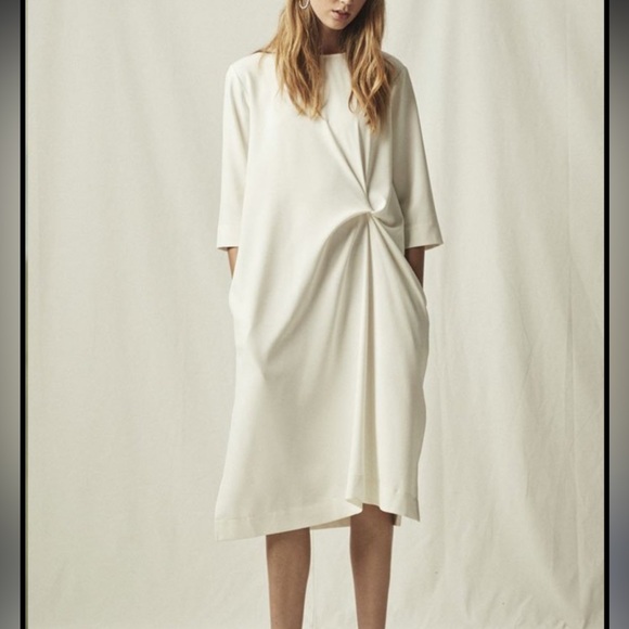 Mijeong Park Garmentory Dress Knot Drape Dress XS Stunning - Picture 9 of 11